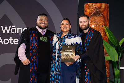 Photo from Ceremony 2 of the TWoA Tāmaki Makaurau 2025 Graduations (May 2025) held at the Mangere Arts Centre in Auckland, New Zealand on Monday, 26 May, 2025. Photo by Mike Walen / KeyImagery Photography. Copyright: © 2025 Te Wānanga o Aotearoa.