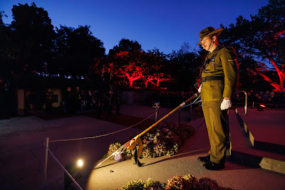 Photo from the Anzac Day 2025 Dawn Service held at Memorial Park in Hamilton, Waikato, New Zealand on Friday, 25 April, 2025. Photography by Mike Walen / KeyImagery Photography. Copyright: © 2025 Hamilton City Council.