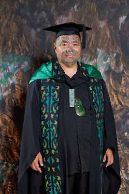 Studio photo from the TWoA Tainui 2023 Graduations (Ceremony 3 - Thursday Morning), held at Hamilton Boys High School, Hamilton, Waikato, New Zealand on Thursday, 20 April, 2023. Photo: Mike Walen / KeyImagery Photography. Copyright: © Te Wānanga o Aotearoa.