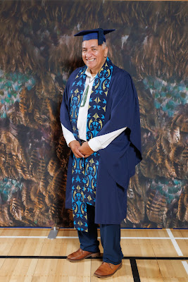 Studio photo from the TWoA Tainui 2023 Graduations (Ceremony 3 - Thursday Morning), held at Hamilton Boys High School, Hamilton, Waikato, New Zealand on Thursday, 20 April, 2023. Photo: Mike Walen / KeyImagery Photography. Copyright: © Te Wānanga o Aotearoa.