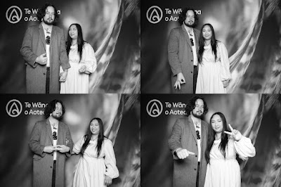 Booth photo from the TWoA Waiariki 2024 Graduations (Kawerau), held at Rautahi Marae, Kawerau, Bay of Plenty, New Zealand on Friday, 17 May, 2023. Photo: InstaBooth by KeyImagery Photography. Copyright: © Te Wānanga o Aotearoa.