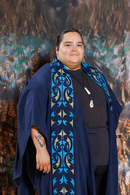 Studio photo from the TWoA Tainui 2023 Graduations (Ceremony 3 - Thursday Morning), held at Hamilton Boys High School, Hamilton, Waikato, New Zealand on Thursday, 20 April, 2023. Photo: Mike Walen / KeyImagery Photography. Copyright: © Te Wānanga o Aotearoa.