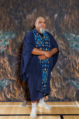 Studio photo from the TWoA Tainui 2023 Graduations (Ceremony 3 - Thursday Morning), held at Hamilton Boys High School, Hamilton, Waikato, New Zealand on Thursday, 20 April, 2023. Photo: Mike Walen / KeyImagery Photography. Copyright: © Te Wānanga o Aotearoa.