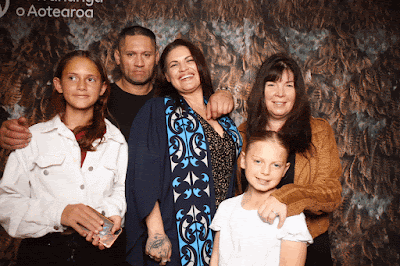 Booth photo from the TWoA Tainui 2023 Graduations (Ceremony 2 - Wednesday Afternoon), held at Hamilton Boys High School, Hamilton, Waikato, New Zealand on Wednesday, 19 April 2023. Photo: InstaBooth by KeyImagery Photography. Copyright: © Te Wānanga o Aotearoa.