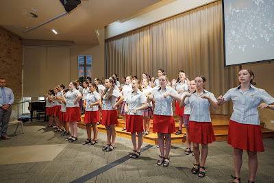 Photo from the New Staff & Student Pōwhiri event held in the All Saints Chapel at Waikato Diocesan in Hamilton, Waikato, New Zealand on Wednesday, 7 Feb,ruary 2024. Photo by Mike Walen / KeyImagery Photography. Copyright: © Waikato Diocesan School for Girls.