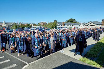 Photo from the TWoA Waiariki 2019 Graduations (Tauranga - Ceremony 2), held at Bethlehem Baptist Church, Tauranga, New Zealand. Taken: Friday 3 May 2019. Photo: Alick Saunders / KeyImagery Photography. Copyright: © Te Wananga o Aotearoa.