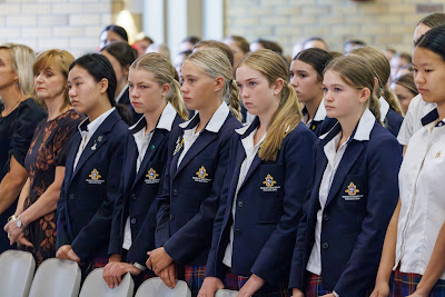 Photo from the New Staff & Student Pōwhiri event held in the All Saints Chapel at Waikato Diocesan in Hamilton, Waikato, New Zealand on Wednesday, 7 Feb,ruary 2024. Photo by Mike Walen / KeyImagery Photography. Copyright: © Waikato Diocesan School for Girls.