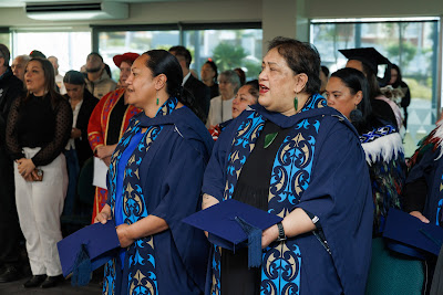 Photo from the TWoA Tainui 2022 Graduations (Mangakotukutuku), held at the Mangakotukutuku Campus, Hamilton, Waikato, New Zealand. Taken: Friday 9 September, 2022. Photo: Mike Walen / KeyImagery Photography. Copyright: © Te Wananga o Aotearoa.