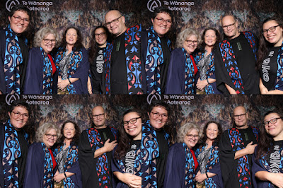 Booth photo from the TWoA Tainui 2021 Graduations (Thursday Morning - Ceremony 1), held at Elim Church, Te Rapa, Hamilton, New Zealand. Taken: Thursday 22 April 2021. Photo: InstaBooth / KeyImagery Photography. Copyright: © Te Wānanga o Aotearoa.
