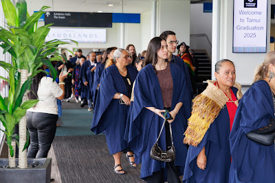 Photo from the TWoA Tainui 2025 Graduations (Ceremony 2 @ 2pm) held at Claudelands Event Centre in Hamilton, Waikato, New Zealand on Tuesday, 29 April, 2025. Photography by Mike Walen / KeyImagery Photography. Copyright: © 2025 Te Wānanga o Aotearoa.