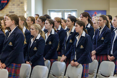 Photo from the New Staff & Student Pōwhiri event held in the All Saints Chapel at Waikato Diocesan in Hamilton, Waikato, New Zealand on Wednesday, 7 Feb,ruary 2024. Photo by Mike Walen / KeyImagery Photography. Copyright: © Waikato Diocesan School for Girls.