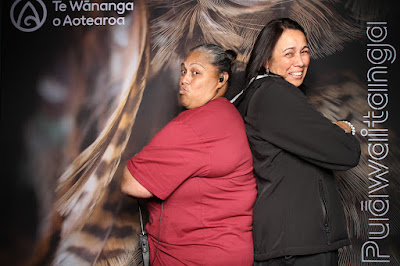 Booth photo from Ceremony 3 of the TWoA Tāmaki Makaurau 2025 Graduations (March 2025) held at the Mangere Arts Centre in Auckland, New Zealand on Wednesday, 12 March, 2025. Photo: InstaBooth by KeyImagery Photography. Copyright: © 2025 Te Wānanga o Aotearoa.