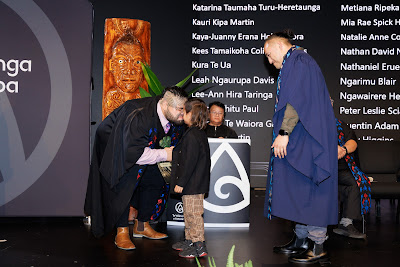 Photo from Ceremony 2 of the TWoA Tāmaki Makaurau 2025 Graduations (May 2025) held at the Mangere Arts Centre in Auckland, New Zealand on Monday, 26 May, 2025. Photo by Mike Walen / KeyImagery Photography. Copyright: © 2025 Te Wānanga o Aotearoa.