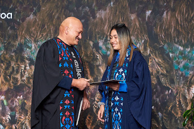 Photo from the TWoA Waiariki 2021 Graduations (Rotorua), held at Distinction Hotel Rotorua, Bay of Plenty, New Zealand. Taken: Friday 14 May 2021. Photo: Alick Saunders for KeyImagery Photography. Copyright: © Te Wananga o Aotearoa.