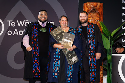 Photo from Ceremony 2 of the TWoA Tāmaki Makaurau 2025 Graduations (May 2025) held at the Mangere Arts Centre in Auckland, New Zealand on Monday, 26 May, 2025. Photo by Mike Walen / KeyImagery Photography. Copyright: © 2025 Te Wānanga o Aotearoa.