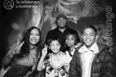 Booth photo from Ceremony 3 of the TWoA Tāmaki Makaurau 2025 Graduations (March 2025) held at the Mangere Arts Centre in Auckland, New Zealand on Wednesday, 12 March, 2025. Photo: InstaBooth by KeyImagery Photography. Copyright: © 2025 Te Wānanga o Aotearoa.