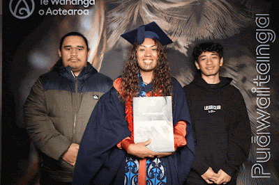 Booth photo from the TWoA Tainui 2025 Graduations (Ceremony 3 @ 10am) held at Claudelands Event Centre in Hamilton, Waikato, New Zealand on Wednesday, 30 April, 2025. Photography by InstaBooth / KeyImagery Photography. Copyright: © 2025 Te Wānanga o Aotearoa.