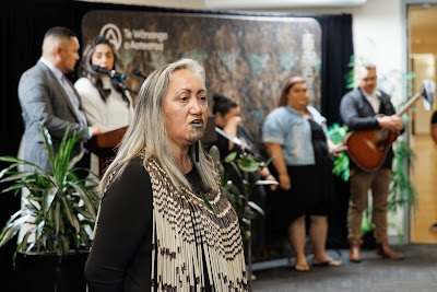 Photo from the TWoA Tainui 2022 Graduations (Mangakotukutuku), held at the Mangakotukutuku Campus, Hamilton, Waikato, New Zealand. Taken: Friday 9 September, 2022. Photo: Mike Walen / KeyImagery Photography. Copyright: © Te Wananga o Aotearoa.