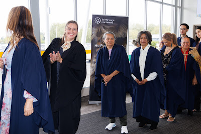 Photo from the TWoA Tainui 2025 Graduations (Ceremony 2 @ 2pm) held at Claudelands Event Centre in Hamilton, Waikato, New Zealand on Tuesday, 29 April, 2025. Photography by Mike Walen / KeyImagery Photography. Copyright: © 2025 Te Wānanga o Aotearoa.