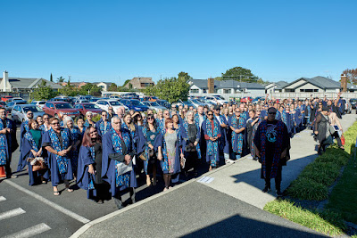 Photo from the TWoA Waiariki 2019 Graduations (Tauranga - Ceremony 2), held at Bethlehem Baptist Church, Tauranga, New Zealand. Taken: Friday 3 May 2019. Photo: Alick Saunders / KeyImagery Photography. Copyright: © Te Wananga o Aotearoa.