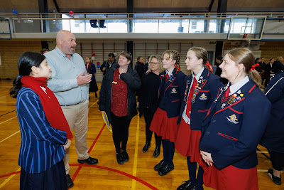Photo from the 2023 Auckland Dio Cultural Exchange Day, held at Auckland Diocesan, Epsom, Auckland, New Zealand. Taken: Monday, 22 May, 2023. Photography: Mike Walen / KeyImagery Photography. Copyright: © Waikato Diocesan School for Girls.