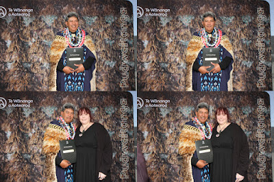 Booth photo from the TWoA Waiariki 2023 Graduations (Waiwhero), held at Te Puia, Rotorua, Bay of Plenty, New Zealand on Friday, 12 May, 2023. Photo: Instabooth by KeyImagery. Copyright: © Te Wānanga o Aotearoa.