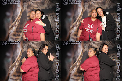 Booth photo from Ceremony 3 of the TWoA Tāmaki Makaurau 2025 Graduations (March 2025) held at the Mangere Arts Centre in Auckland, New Zealand on Wednesday, 12 March, 2025. Photo: InstaBooth by KeyImagery Photography. Copyright: © 2025 Te Wānanga o Aotearoa.