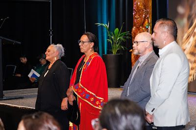 Photo from the TWoA Tainui 2025 Graduations (Ceremony 2 @ 2pm) held at Claudelands Event Centre in Hamilton, Waikato, New Zealand on Tuesday, 29 April, 2025. Photography by Mike Walen / KeyImagery Photography. Copyright: © 2025 Te Wānanga o Aotearoa.