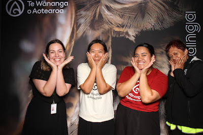 Booth photo from Ceremony 3 of the TWoA Tāmaki Makaurau 2025 Graduations (March 2025) held at the Mangere Arts Centre in Auckland, New Zealand on Wednesday, 12 March, 2025. Photo: InstaBooth by KeyImagery Photography. Copyright: © 2025 Te Wānanga o Aotearoa.