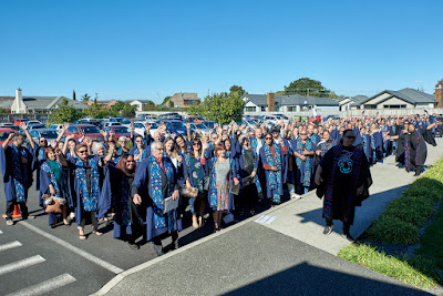 Photo from the TWoA Waiariki 2019 Graduations (Tauranga - Ceremony 2), held at Bethlehem Baptist Church, Tauranga, New Zealand. Taken: Friday 3 May 2019. Photo: Alick Saunders / KeyImagery Photography. Copyright: © Te Wananga o Aotearoa.