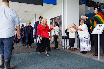 Photo from the TWoA Tainui 2025 Graduations (Ceremony 2 @ 2pm) held at Claudelands Event Centre in Hamilton, Waikato, New Zealand on Tuesday, 29 April, 2025. Photography by Mike Walen / KeyImagery Photography. Copyright: © 2025 Te Wānanga o Aotearoa.