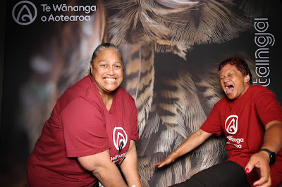 Booth photo from Ceremony 3 of the TWoA Tāmaki Makaurau 2025 Graduations (March 2025) held at the Mangere Arts Centre in Auckland, New Zealand on Wednesday, 12 March, 2025. Photo: InstaBooth by KeyImagery Photography. Copyright: © 2025 Te Wānanga o Aotearoa.