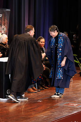 Photo from the TWoA Tāmaki Makaurau 2023 Graduations (Ceremony 2 @ 3pm), held at the Due Drop Events Centre, Manukau, Auckland, New Zealand on Wednesday, 7 June, 2023. Photo: Mike Walen / KeyImagery Photography. Copyright: © Te Wānanga o Aotearoa.