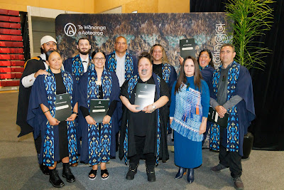 Ceremony photo from the TWoA Tainui 2023 Graduations (Ceremony 1 - Wednesday Morning), held at Hamilton Boys High School, Hamilton, Waikato, New Zealand on Wednesday, 19 April 2023. Photo: Mike Walen / KeyImagery Photography. Copyright: © Te Wananga o Aotearoa.