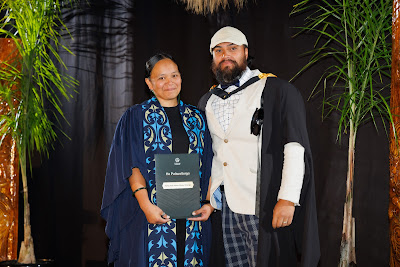Ceremony photo from the TWoA Tainui 2023 Graduations (Ceremony 1 - Wednesday Morning), held at Hamilton Boys High School, Hamilton, Waikato, New Zealand on Wednesday, 19 April 2023. Photo: Mike Walen / KeyImagery Photography. Copyright: © Te Wananga o Aotearoa.