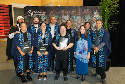 Ceremony photo from the TWoA Tainui 2023 Graduations (Ceremony 1 - Wednesday Morning), held at Hamilton Boys High School, Hamilton, Waikato, New Zealand on Wednesday, 19 April 2023. Photo: Mike Walen / KeyImagery Photography. Copyright: © Te Wananga o Aotearoa.