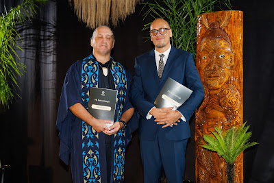 Ceremony photo from the TWoA Tainui 2023 Graduations (Ceremony 1 - Wednesday Morning), held at Hamilton Boys High School, Hamilton, Waikato, New Zealand on Wednesday, 19 April 2023. Photo: Mike Walen / KeyImagery Photography. Copyright: © Te Wananga o Aotearoa.