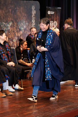 Photo from the TWoA Tāmaki Makaurau 2023 Graduations (Ceremony 2 @ 3pm), held at the Due Drop Events Centre, Manukau, Auckland, New Zealand on Wednesday, 7 June, 2023. Photo: Mike Walen / KeyImagery Photography. Copyright: © Te Wānanga o Aotearoa.