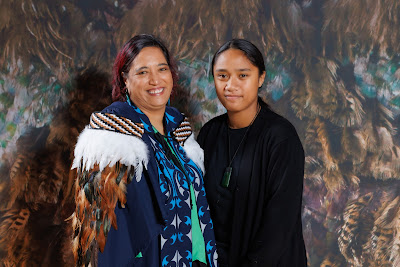 Studio photo from the TWoA Tainui 2023 Graduations (Ceremony 1 - Wednesday Morning), held at Hamilton Boys High School, Hamilton, Waikato, New Zealand on Wednesday, 19 April 2023. Photo: Mike Walen / KeyImagery Photography. Copyright: © Te Wananga o Aotearoa.