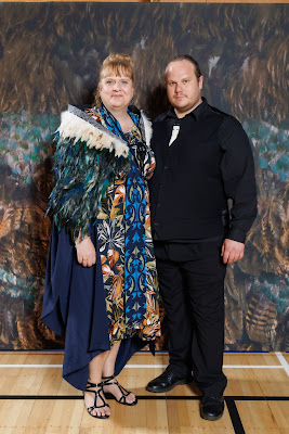 Studio photo from the TWoA Tainui 2023 Graduations (Ceremony 1 - Wednesday Morning), held at Hamilton Boys High School, Hamilton, Waikato, New Zealand on Wednesday, 19 April 2023. Photo: Mike Walen / KeyImagery Photography. Copyright: © Te Wananga o Aotearoa.