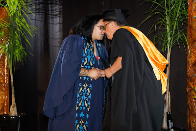 Ceremony photo from the TWoA Tainui 2023 Graduations (Ceremony 1 - Wednesday Morning), held at Hamilton Boys High School, Hamilton, Waikato, New Zealand on Wednesday, 19 April 2023. Photo: Mike Walen / KeyImagery Photography. Copyright: © Te Wananga o Aotearoa.