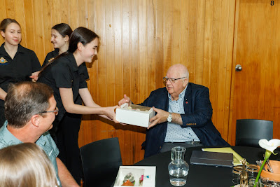 Photo from the 2022 Father/Daughter Breakfast held in the Nancy Light Hall at Waikato Diocesan in Hamilton, Waikato, New Zealand. Taken: Monday, 5 September, 2022. Photography: Mike Walen / KeyImagery Photography. Copyright: © Waikato Diocesan School for Girls.