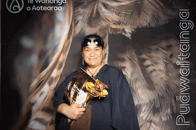 Booth photo from the TWoA Tainui 2025 Graduations (Ceremony 2 @ 2pm) held at Claudelands Event Centre in Hamilton, Waikato, New Zealand on Tuesday, 29 April, 2025. Photography by InstaBooth / KeyImagery Photography. Copyright: © 2025 Te Wānanga o Aotearoa.