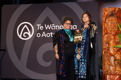 Photo from Ceremony 1 of the TWoA Tāmaki Makaurau 2025 Graduations (May 2025) held at the Mangere Arts Centre in Auckland, New Zealand on Monday, 26 May, 2025. Photo by Mike Walen / KeyImagery Photography. Copyright: © 2025 Te Wānanga o Aotearoa.
