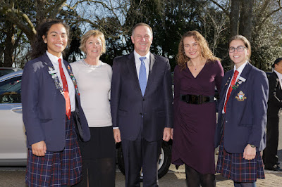Photo from John Key's visit to Waikato Diocesan School for Girls, Hamilton, New Zealand, on Thursday 23 July 2015.  Photo: Mike Walen / KeyImagery Photography
