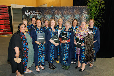 Ceremony photo from the TWoA Tainui 2023 Graduations (Ceremony 1 - Wednesday Morning), held at Hamilton Boys High School, Hamilton, Waikato, New Zealand on Wednesday, 19 April 2023. Photo: Mike Walen / KeyImagery Photography. Copyright: © Te Wananga o Aotearoa.