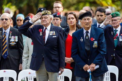 Photo from the Anzac Civic Parade/Service held at Memorial Park, Hamilton, New Zealand. Taken: Wednesday, 25 April 2019. Photo: Mike Walen / KeyImagery Photography. Copyright: © Hamilton City Council.