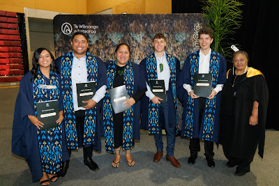 Ceremony photo from the TWoA Tainui 2023 Graduations (Ceremony 1 - Wednesday Morning), held at Hamilton Boys High School, Hamilton, Waikato, New Zealand on Wednesday, 19 April 2023. Photo: Mike Walen / KeyImagery Photography. Copyright: © Te Wananga o Aotearoa.