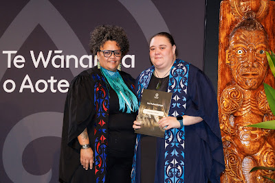 Photo from Ceremony 1 of the TWoA Tāmaki Makaurau 2025 Graduations (May 2025) held at the Mangere Arts Centre in Auckland, New Zealand on Monday, 26 May, 2025. Photo by Mike Walen / KeyImagery Photography. Copyright: © 2025 Te Wānanga o Aotearoa.