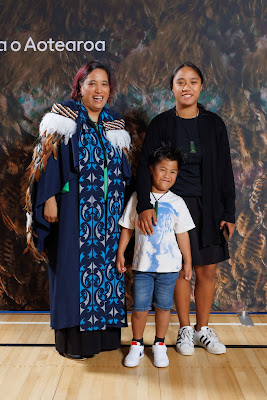 Studio photo from the TWoA Tainui 2023 Graduations (Ceremony 1 - Wednesday Morning), held at Hamilton Boys High School, Hamilton, Waikato, New Zealand on Wednesday, 19 April 2023. Photo: Mike Walen / KeyImagery Photography. Copyright: © Te Wananga o Aotearoa.